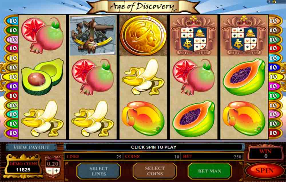 Symbols Age of Discovery Slot