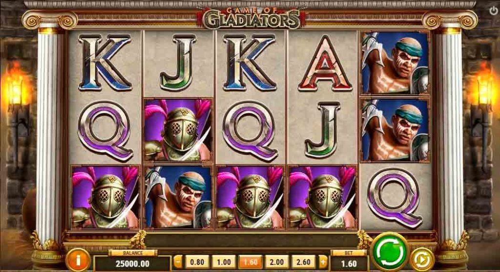 Play For Free Game of Gladiators Slot