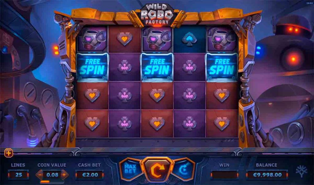 Play For Free Wild Robo Factory Slot