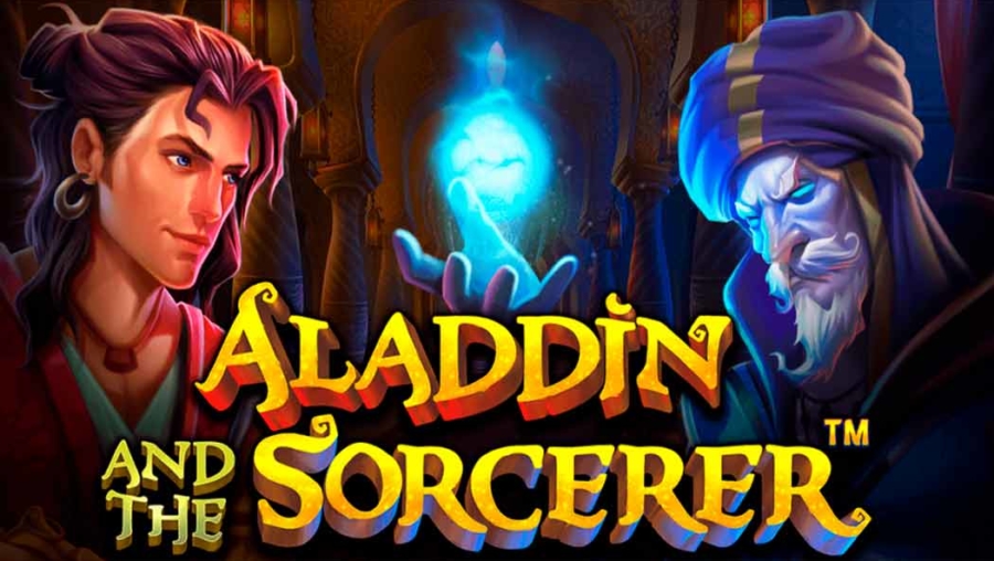 Aladdin and the sorcerer. Слот алладин. Алладин казино. Sorcerer logo.