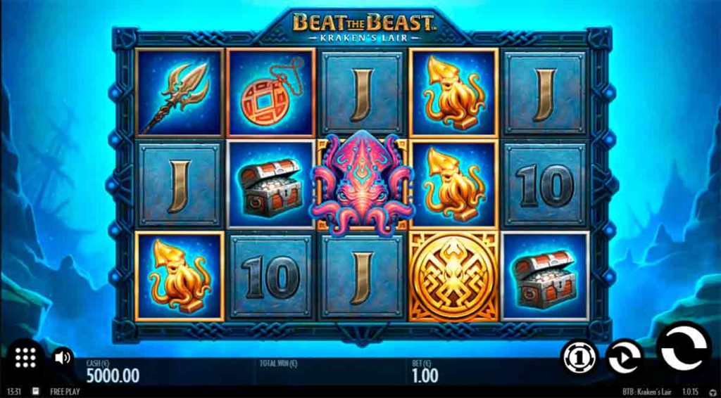 Play Free Beat the Beast: Kraken's Lair Slot