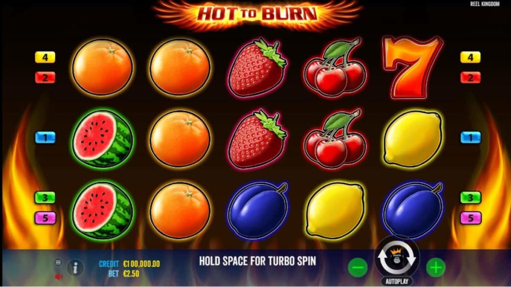 Play Free Hot to Burn Slot