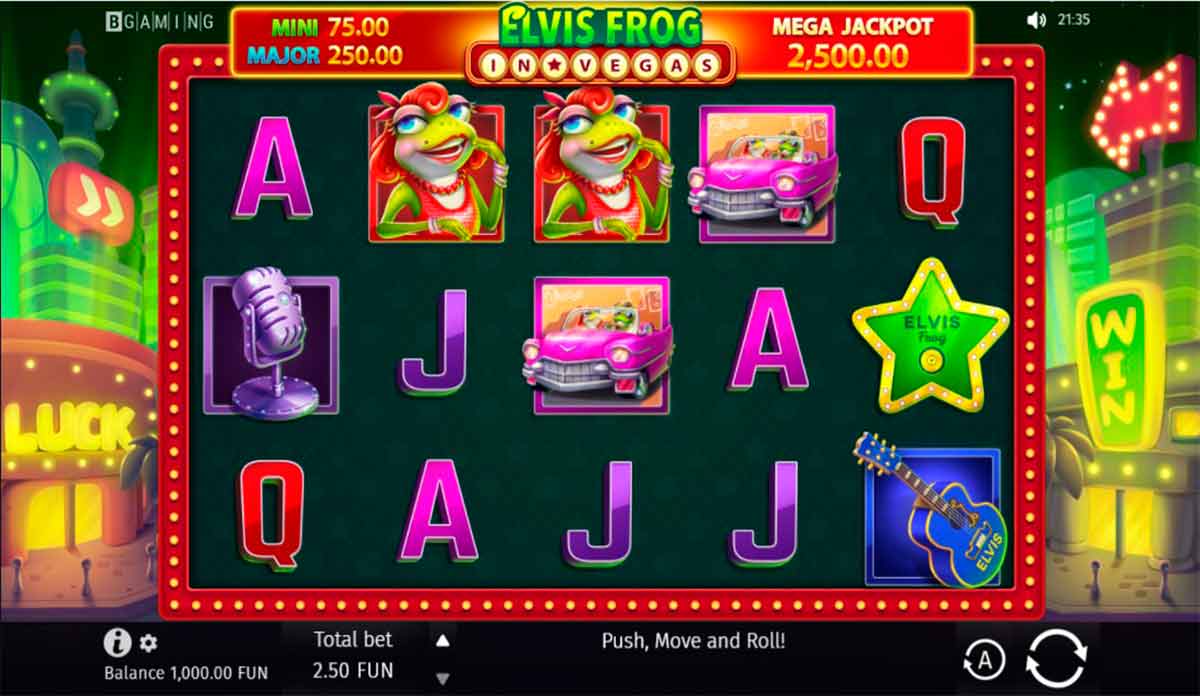 Play Free Elvis Frog in Vegas Slot