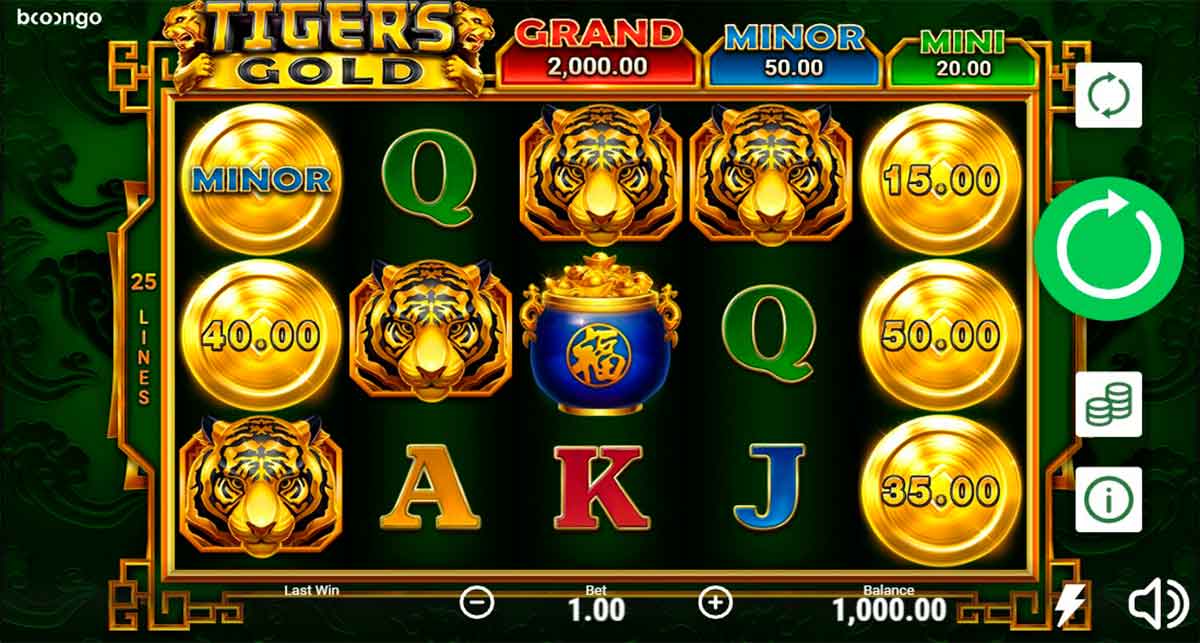 Play Free Tigers Gold Slot